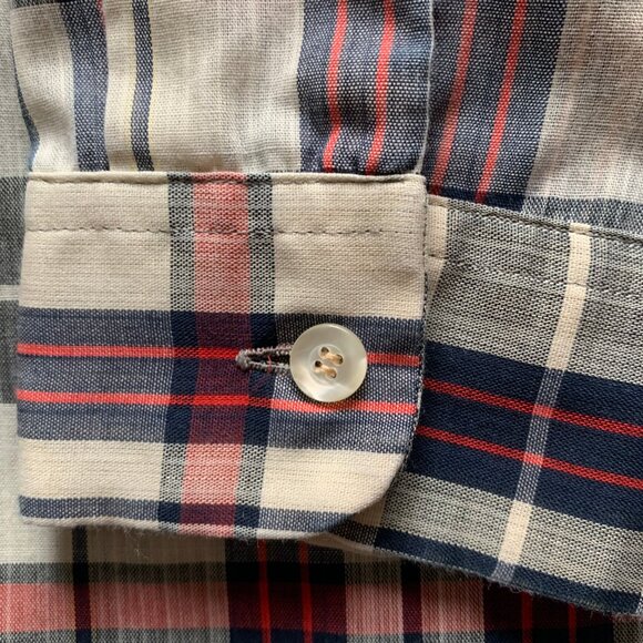 60s Vintage Button-Down Long Sleeve. Towncraft Par Excellence. Medium. - Picture 7 of 10